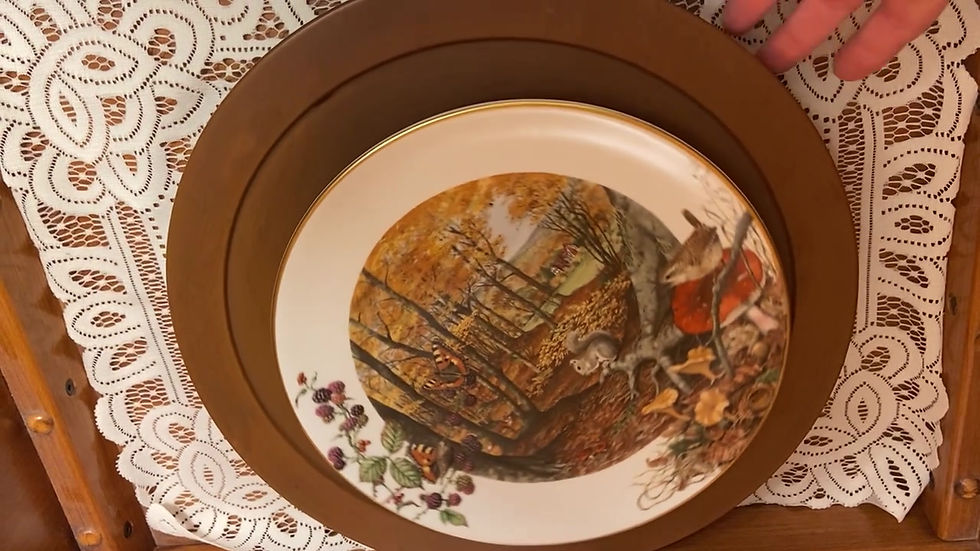 Thumbnail: Royal Worcester Collector Plate – "The Colours of Autumn in October" by Peter Ba