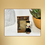 Thumbnail: Cute Kindergarten Grad Picture Frame | Graduate Figurine with Apple & Bookshelf