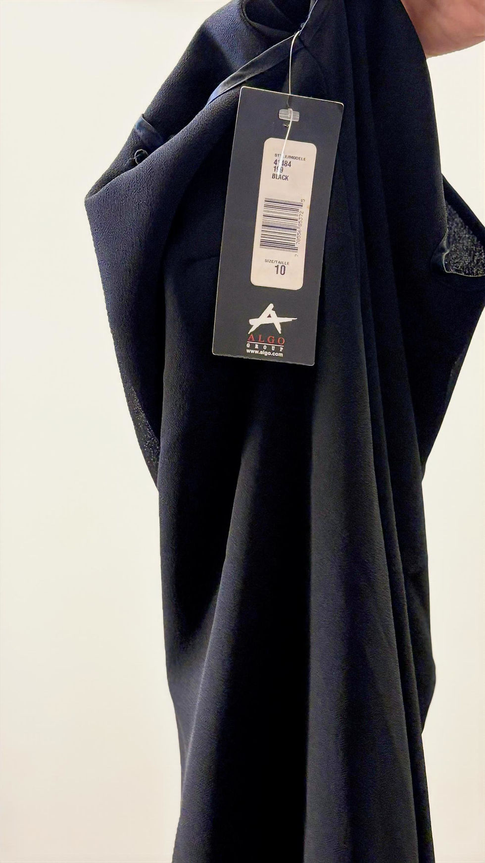 Thumbnail: Algo Black Sleeveless Midi with Asymmetric Hem | Size 10 | Made in Canada