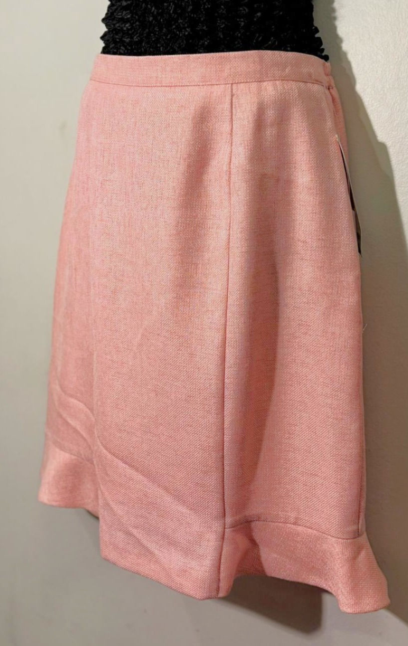 Thumbnail: Bantry Bay soft pink A-line skirt size S, flared feminine style