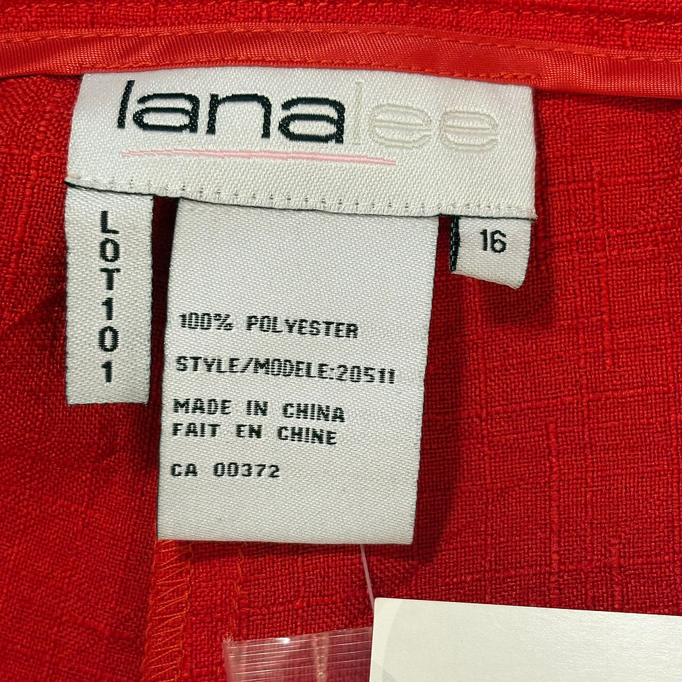 Thumbnail: Bright Red Wide-Leg Pants | Bold Sustainable Fashion | Lana Lee Boutique |16