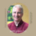 Photo of smiling man with white hair, blue eyes, burgundy shirt - Mark LeMay