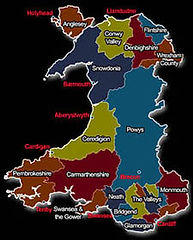 Magician Wales Map