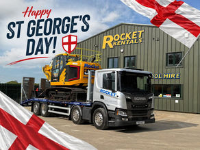 Happy St Georges Day From Rocket Rentals
