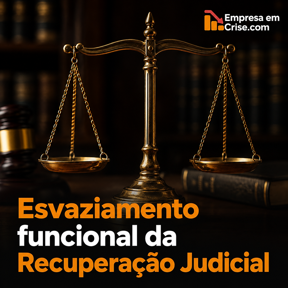 Esvaziamento funcional da recuperação judicial