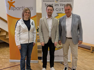 Tura gratuliert dem neuen Sportkreisvorsitzenden Kevin Leiser