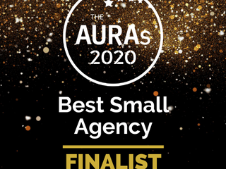 We've been nominated: Best Small Agency 2020
