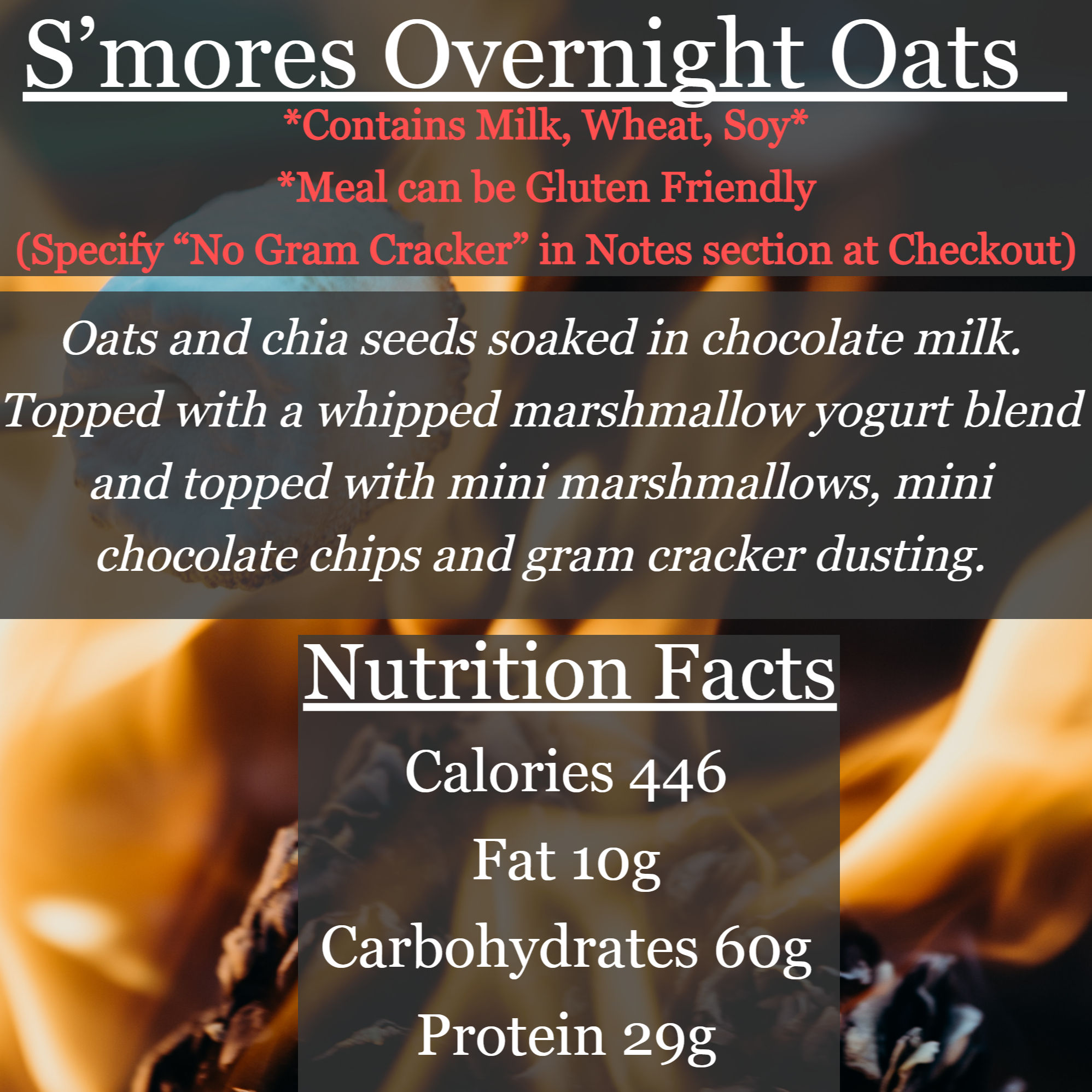 S’mores Overnight Oats