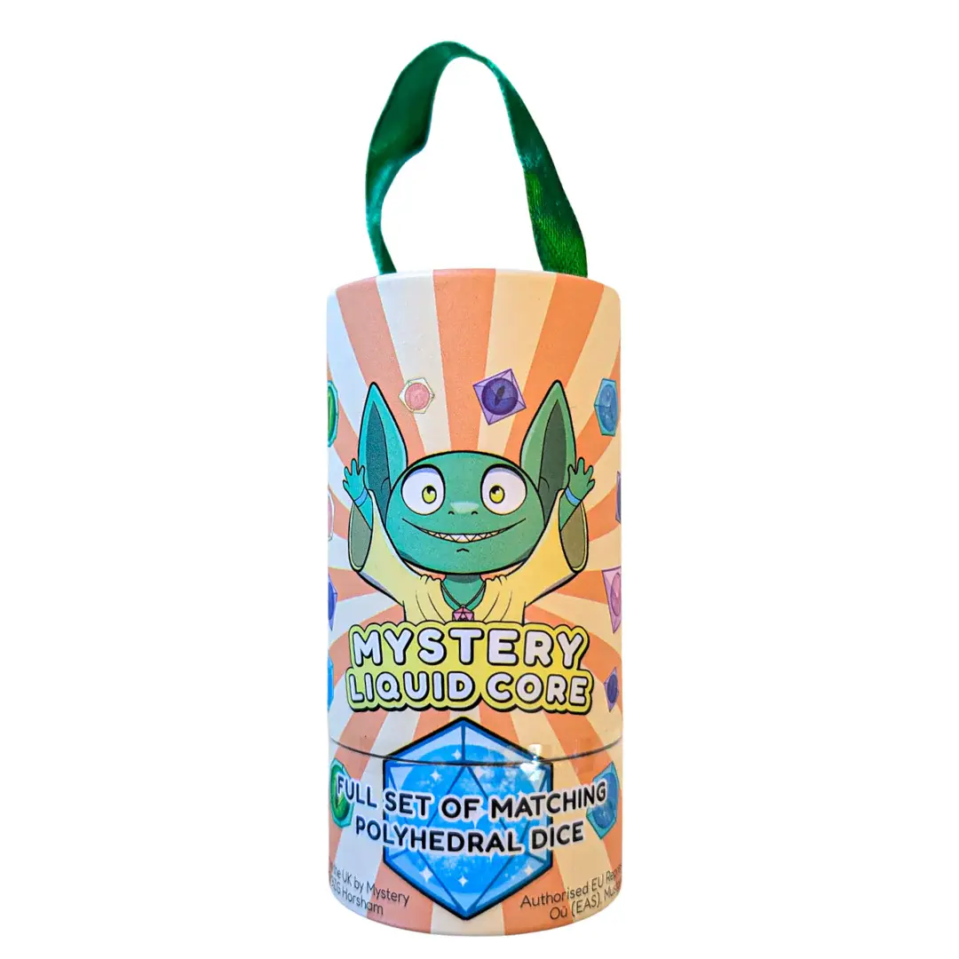 Mystery Liquid Core Dice Tub - Set of 7 Matching Liquid Core D&D Dice