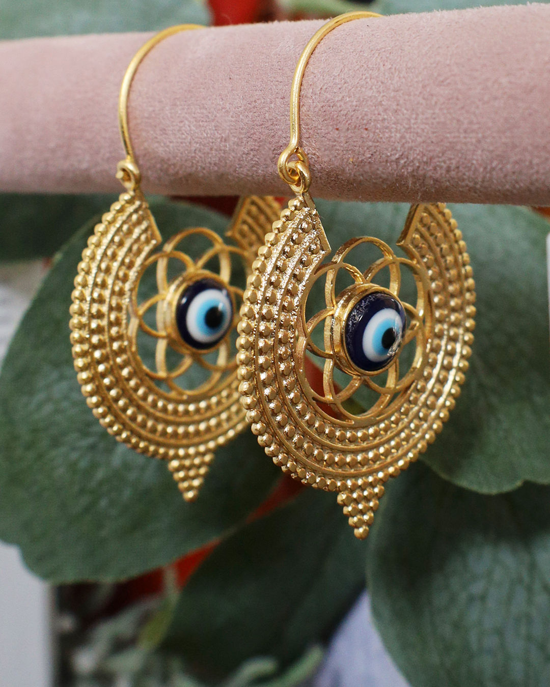 Aretes ojo esfera