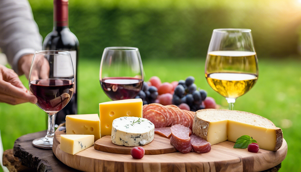 Garden Wine and Cheese Tasting
