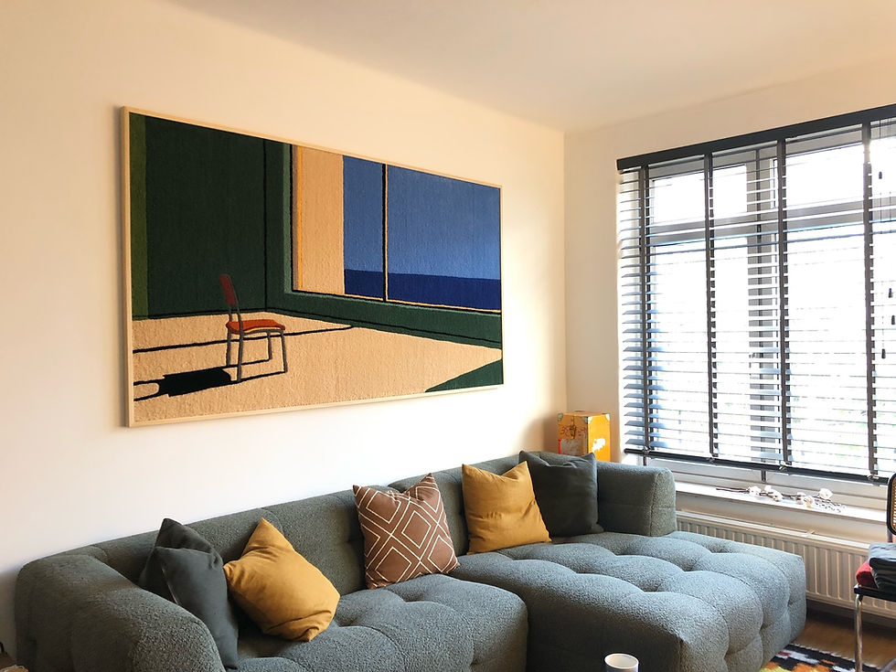 Thumbnail: SEA VIEW - with love for John Register - 220x120cm