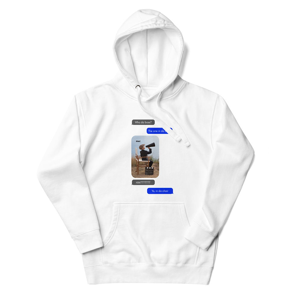 Thumbnail: Who da boss? | Unisex Hoodie