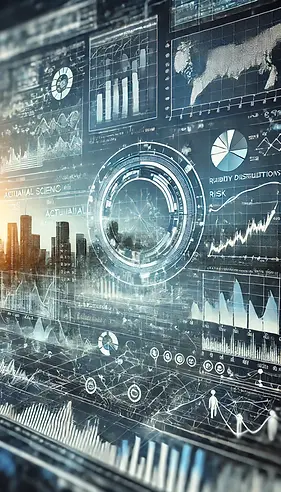 DALL·E 2025-03-18 20.33.55 - A futuristic research-themed background tailored for actuaria