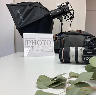 Equipment in a photography studio