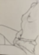 E Drawing_2 Dans le sac by geofroi. Erotic Drawing of a woman