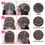 Miniature : 1b/27 Ombre Color Short Curly 13X6 Lace Front r Wigs With Baby Hair Pre Plucked