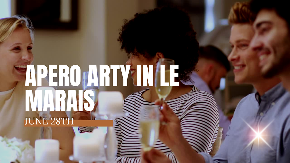 🎨 Arty Apéro in an Art Gallery (Le Marais) 