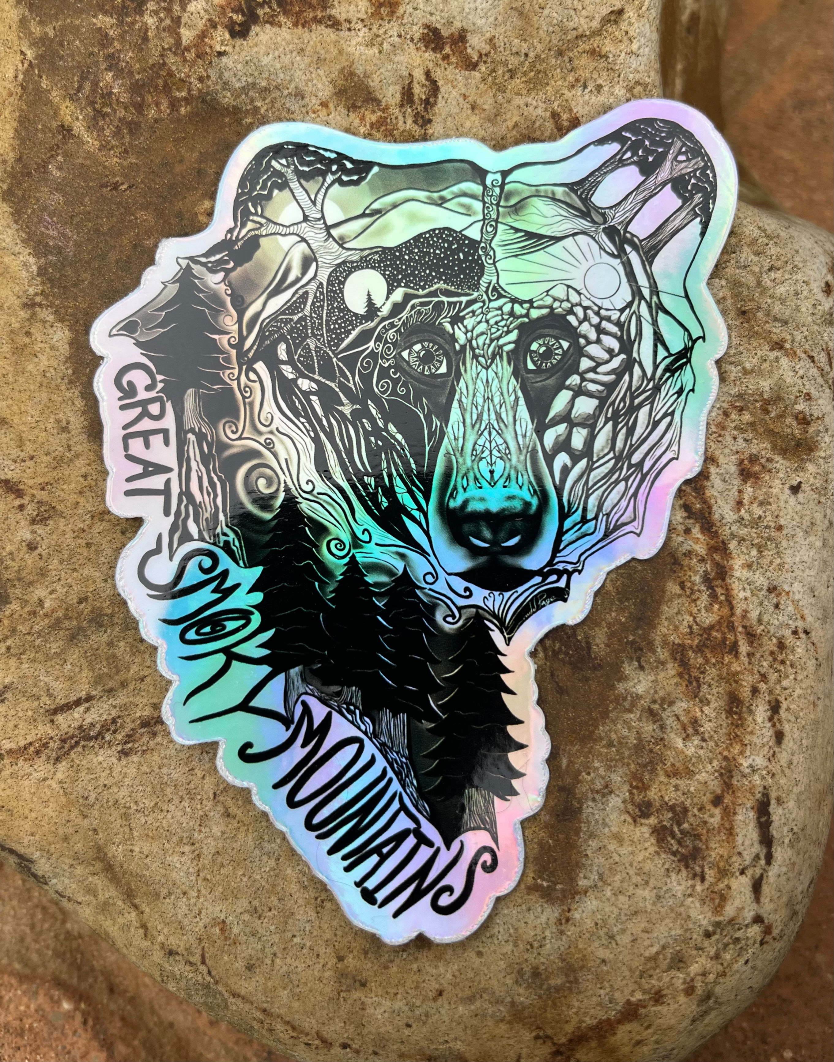 Smoky Mountain Holographic Bear