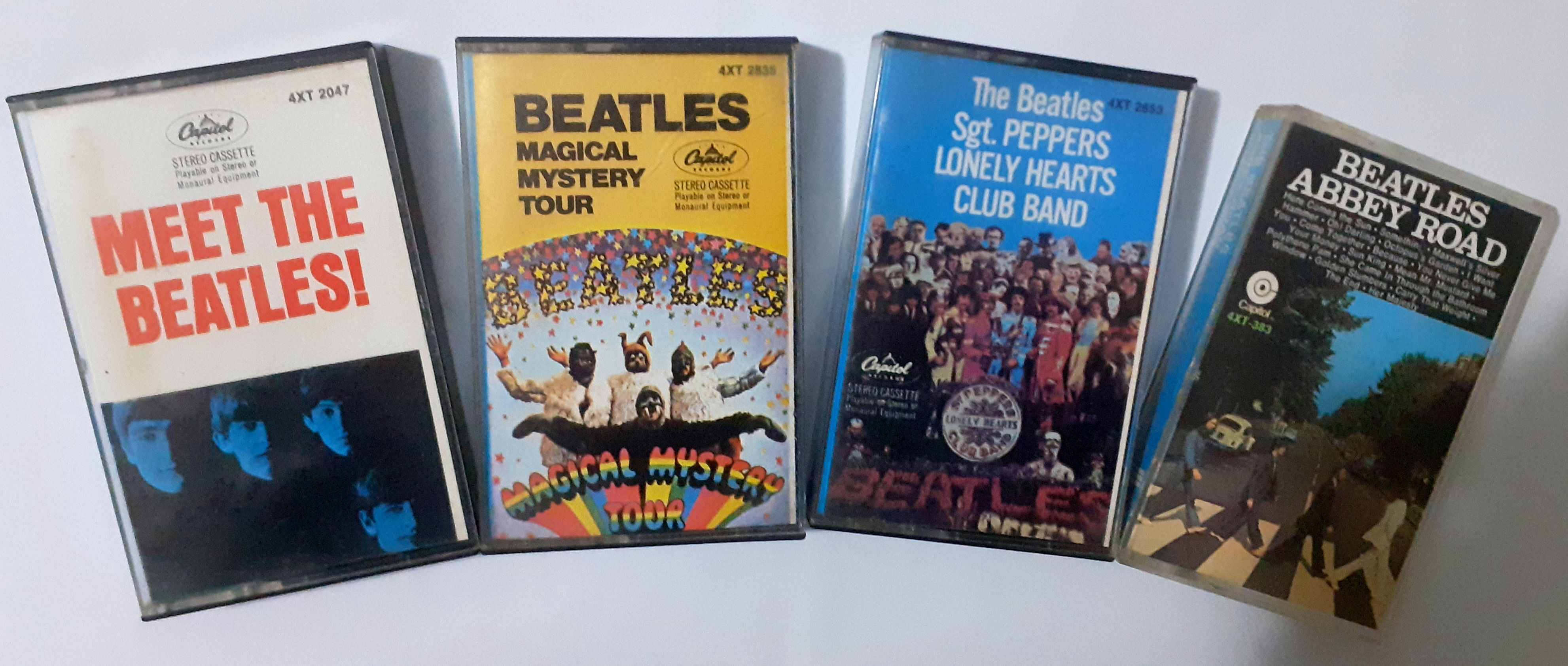 CASSETTE:MEET THE BEATLES/SGT.PEPPER´S LHCB/MAGICAL MYSTERY TOUR/ABBEY ROAD