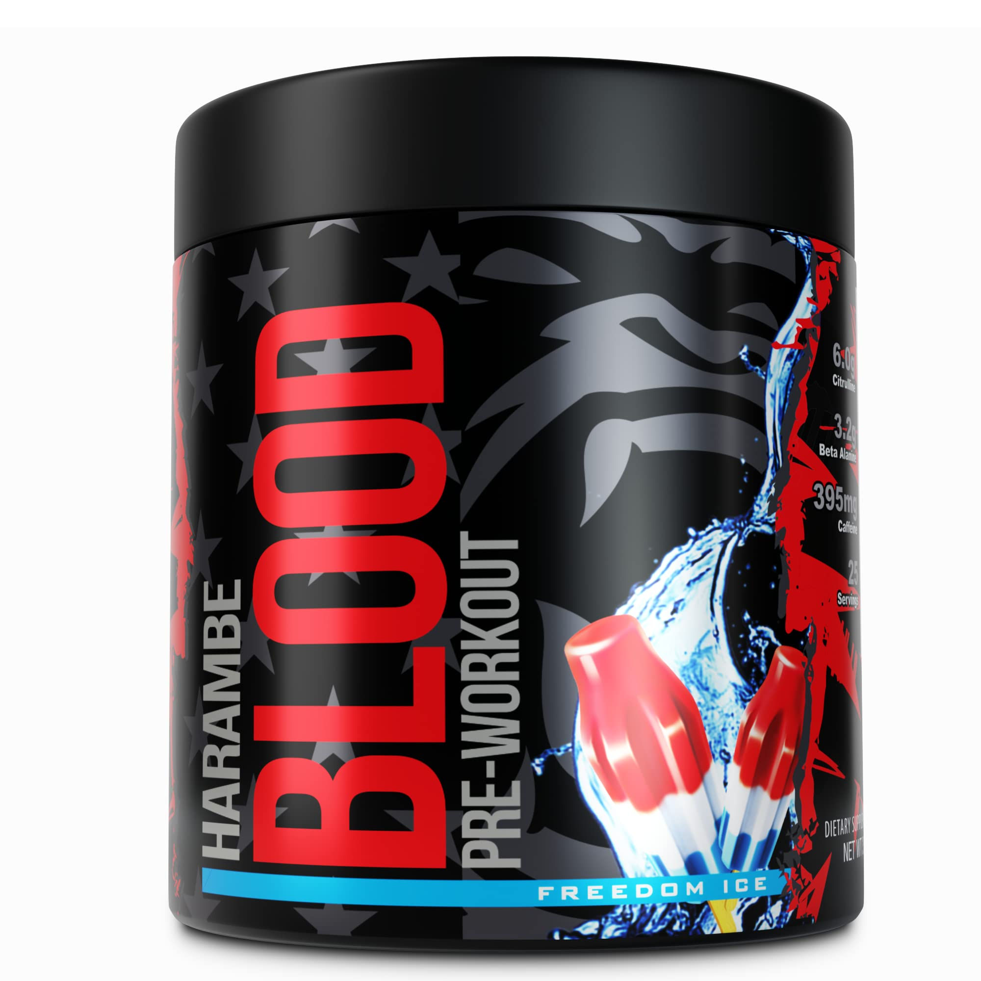 Harambe Pre Workout ✮ Extreme Preworkout Supplement for Men & Women ✮ Strong Pre