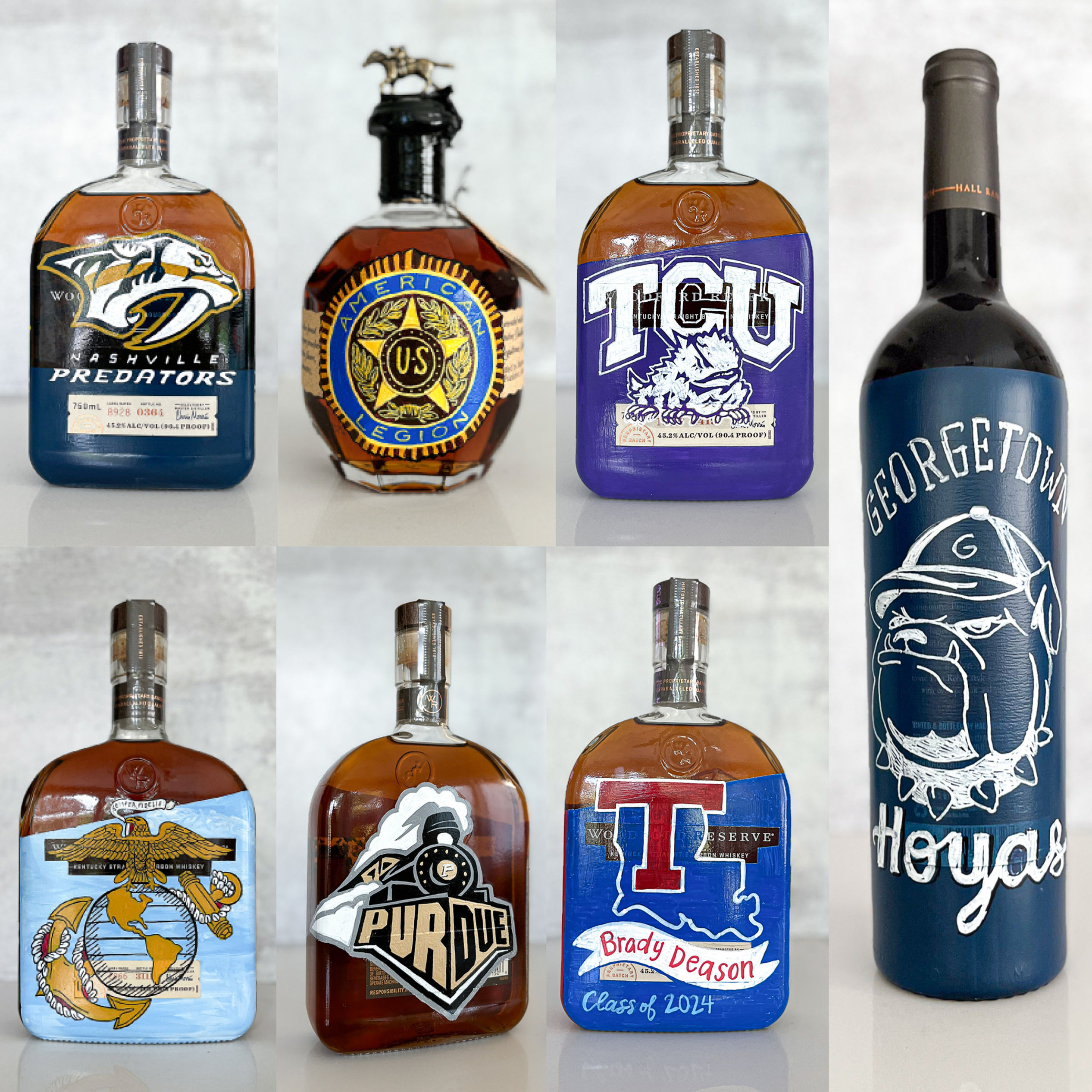 Custom Painted Logo Bottle