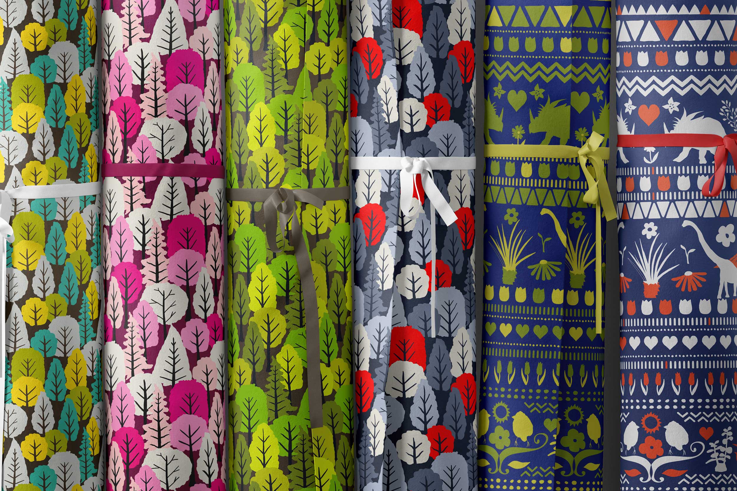 One Little Printshop Fabric rolls