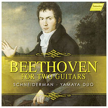 Beethoven for two Guitars cd cover art