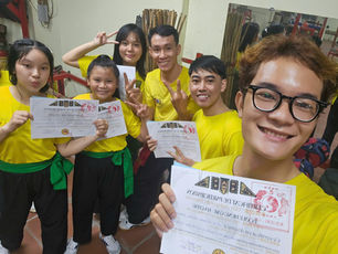 Cérémonie de remise de certificats à l’École Shaolin Hung Gar de Ho Chi Minh City
