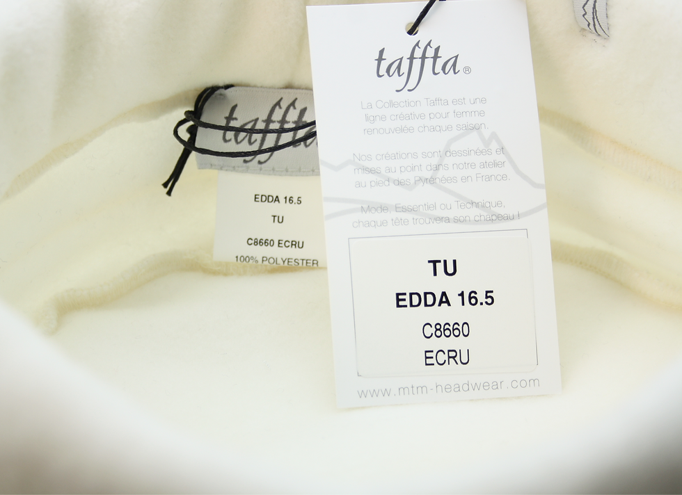 Miniature : Calot Mtm Edda Ecru