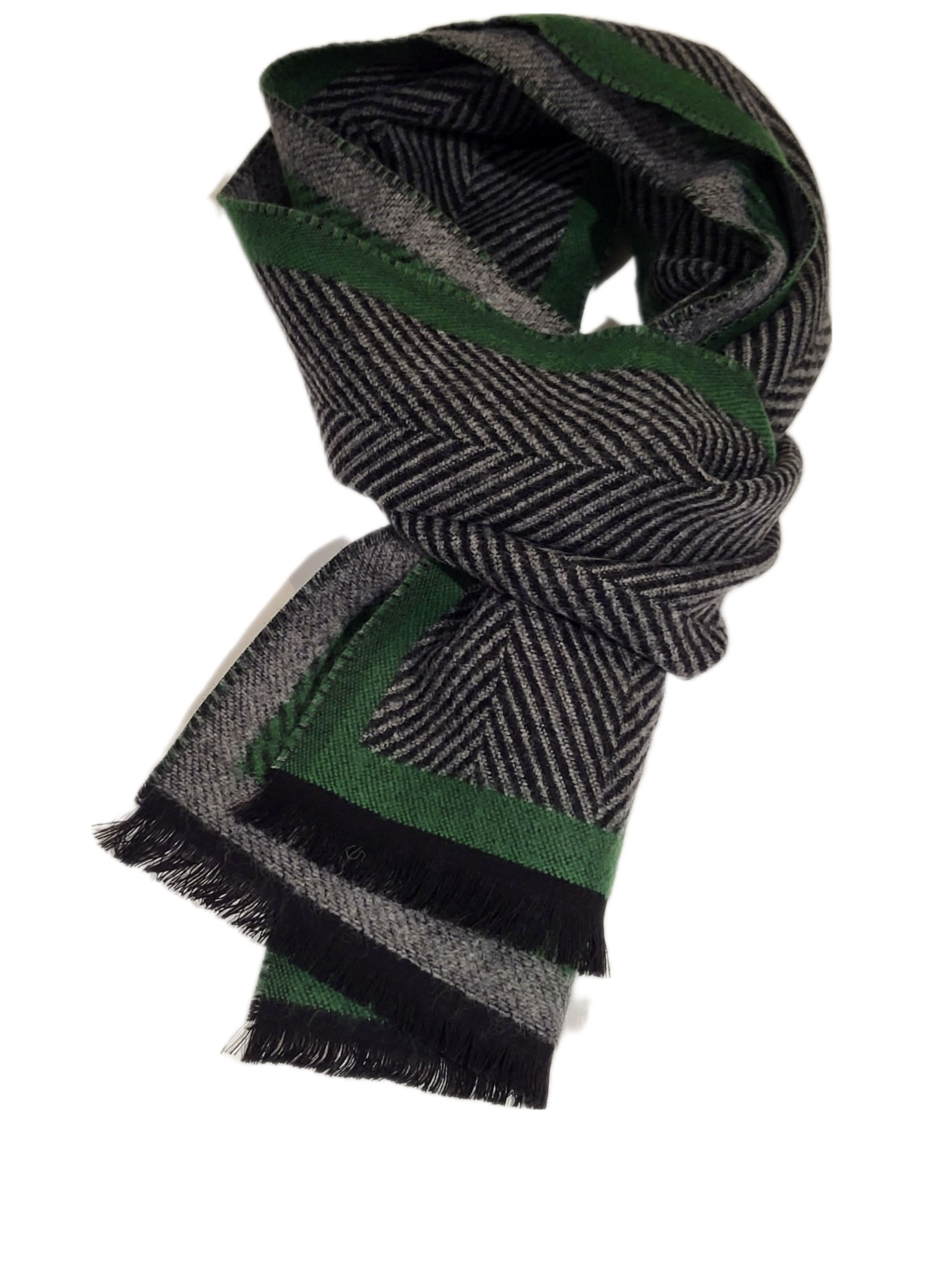 Echarpe Quioc Rayures Grises 