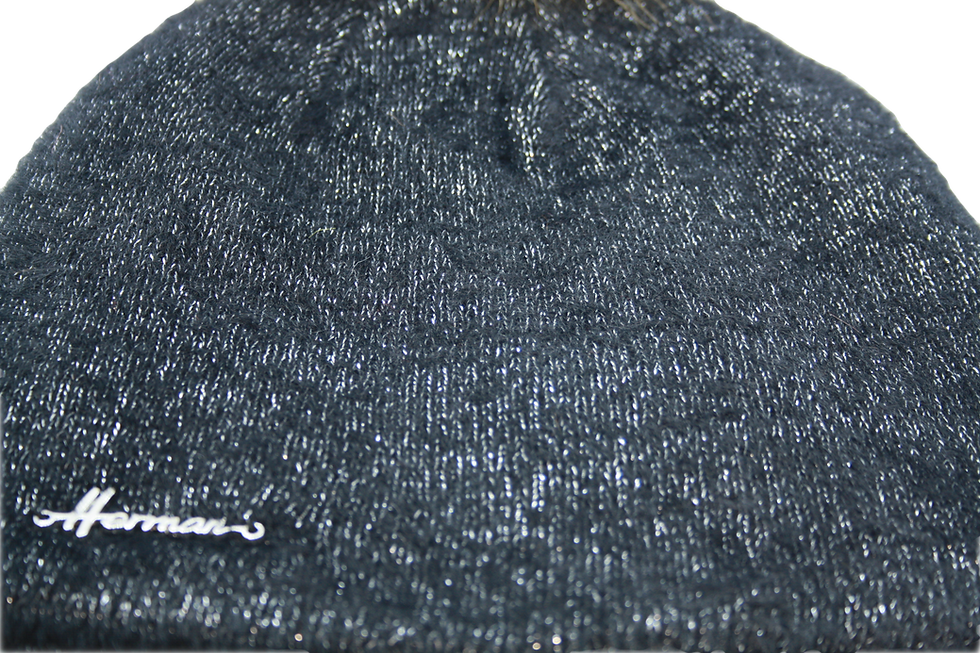 Miniature : Bonnet Herman Noir Maggy 8630