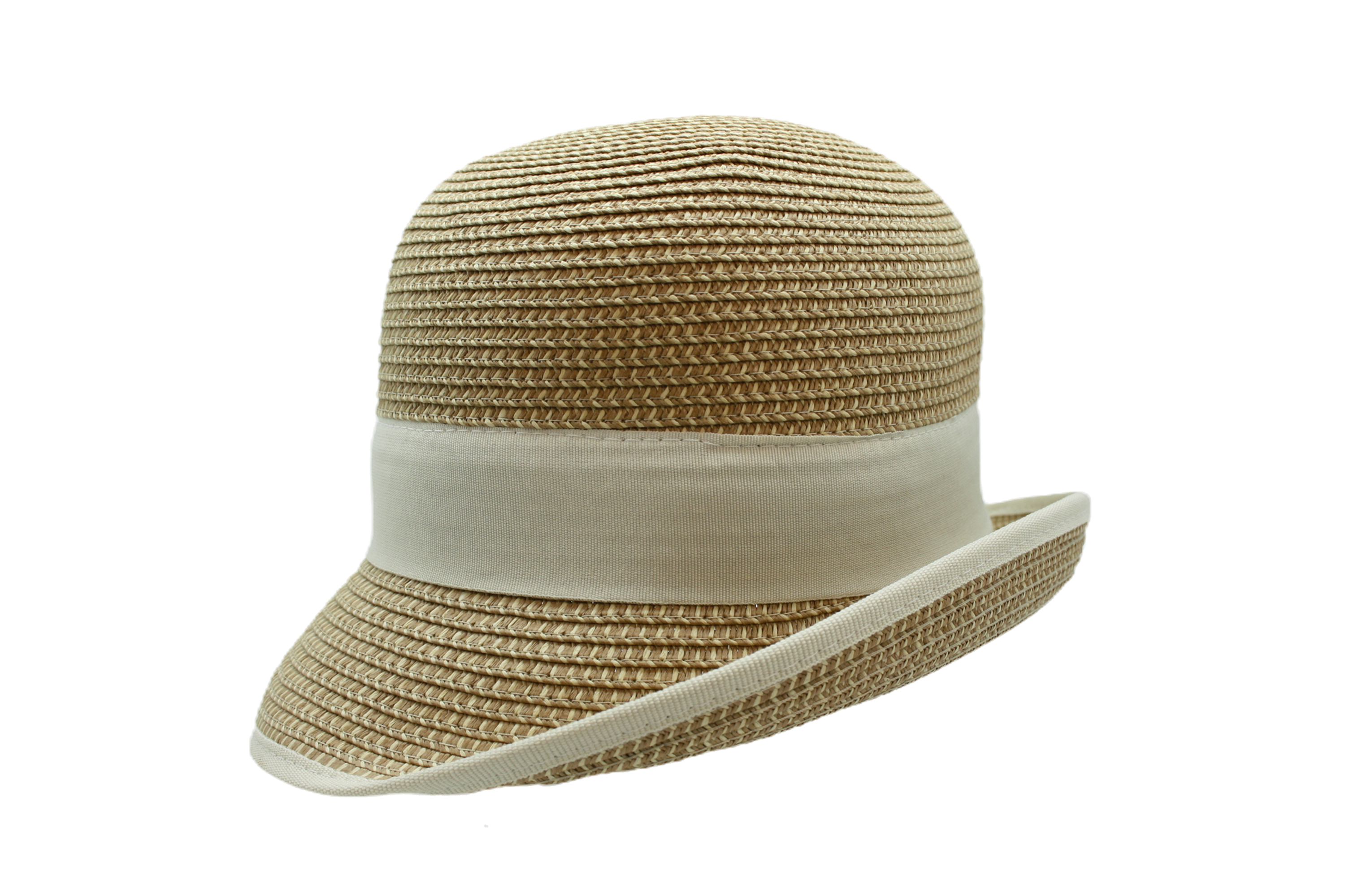 Chapeau Aurega Tresse Papier Mix Beige