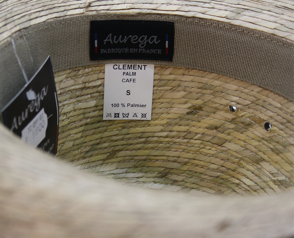 Miniature : Chapeau Aurega Clement Palm Noir