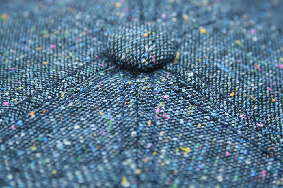 Miniature : Casquette Stetson Panel Cap Soie Bleue