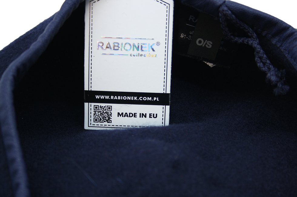 Miniature : Béret Rabionek Pompon Marine