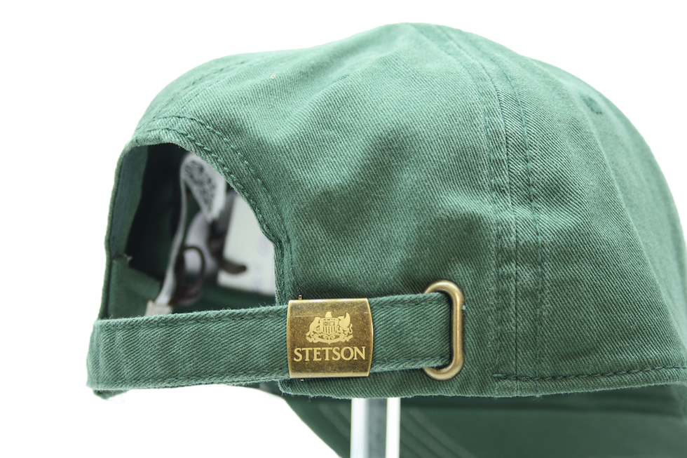 Miniature : Baseball Stetson Cap Coton Verte