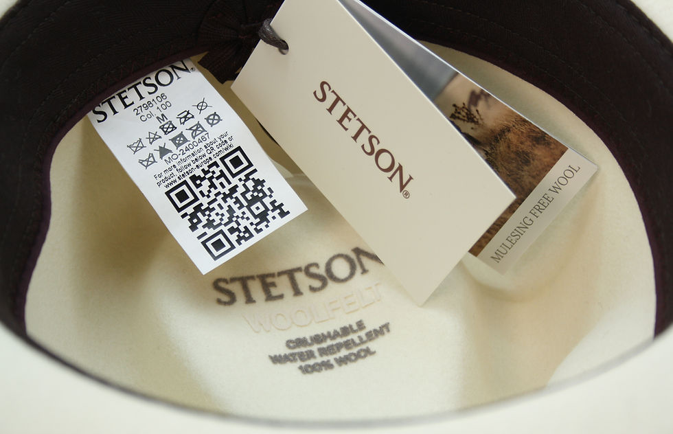 Miniature : Chapeau Stetson Western Wool White
