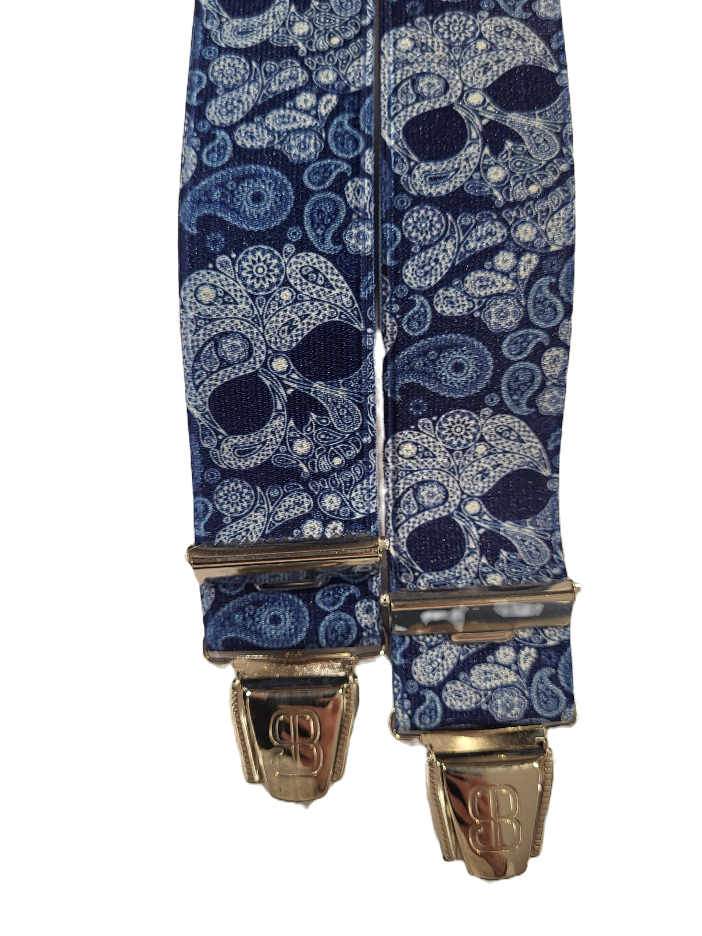 Bretelles Boyer Tête de Mort Bleu