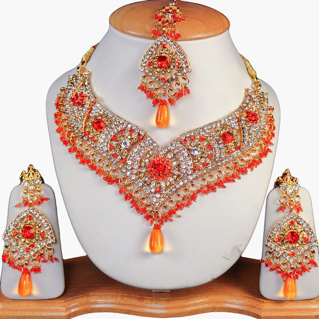 Thumbnail: Indian Necklace Jewellery Design Three