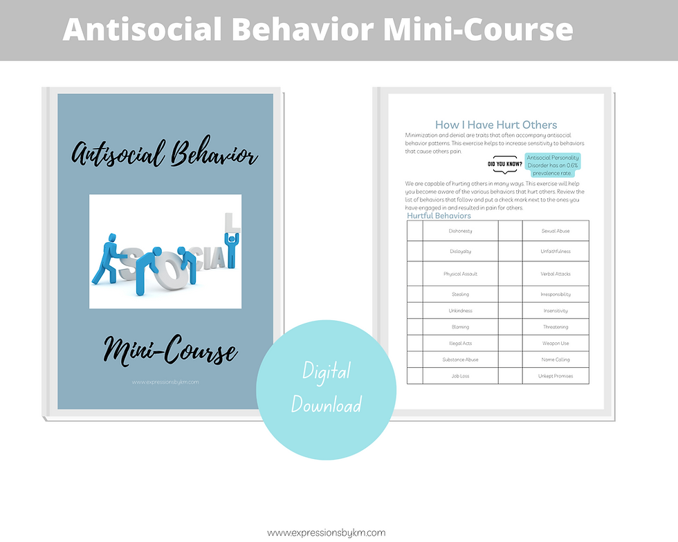 Thumbnail: Antisocial Behavior Mini-Course - Therapy Workbook