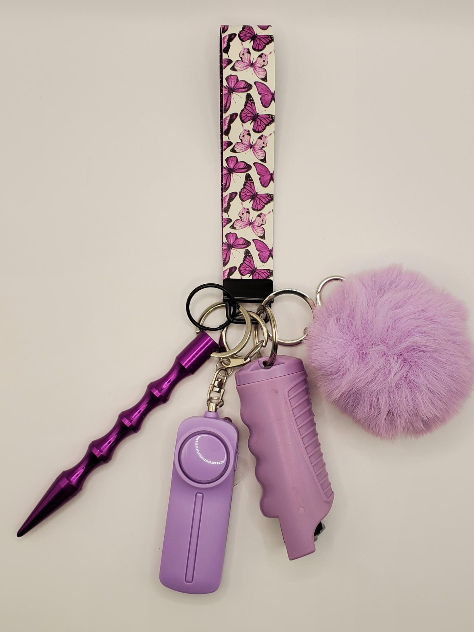 Glitter Purple Butterflies