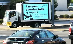 A toll-authority campaign used MATV Mobile Billboards to remind motorists to resolve outstanding tolls before a deadline, pairing the message with a scannable QR code for quick payment. The campaign deployed Transit Advertising and Hyper-Targeted placements across Suffolk, Norfolk, Virginia Beach, Hampton, Newport News, and Chesapeake, VA to reach commuters and motorists at scale for a Public Outreach goal.