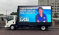 The International Franchise Association partnered with MATV Billboards' Advertising Truck Service in Washington, DC to carry "Franchise Means Local" messaging around a major convention and surrounding OOH environments.