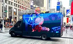 HoyoVerse ran a Mobile Digital Billboard with MATV Billboards to promote Honkai Impact 3rd in a major entertainment hub, with additional Mobile Digital Billboard Advertising coverage supporting a nationwide Tech & Digital promotion.