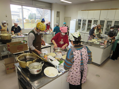 台湾の餃子作り