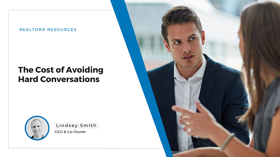 The Cost of Avoiding Hard Conversations