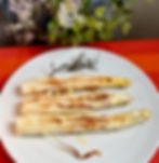 Cooking Chez Moi, French recipes, white asparagus recipes, cooking white asparagus, angry asparagus, asparagus starter courses