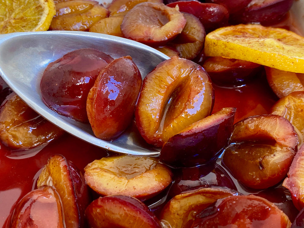 Baked Plums