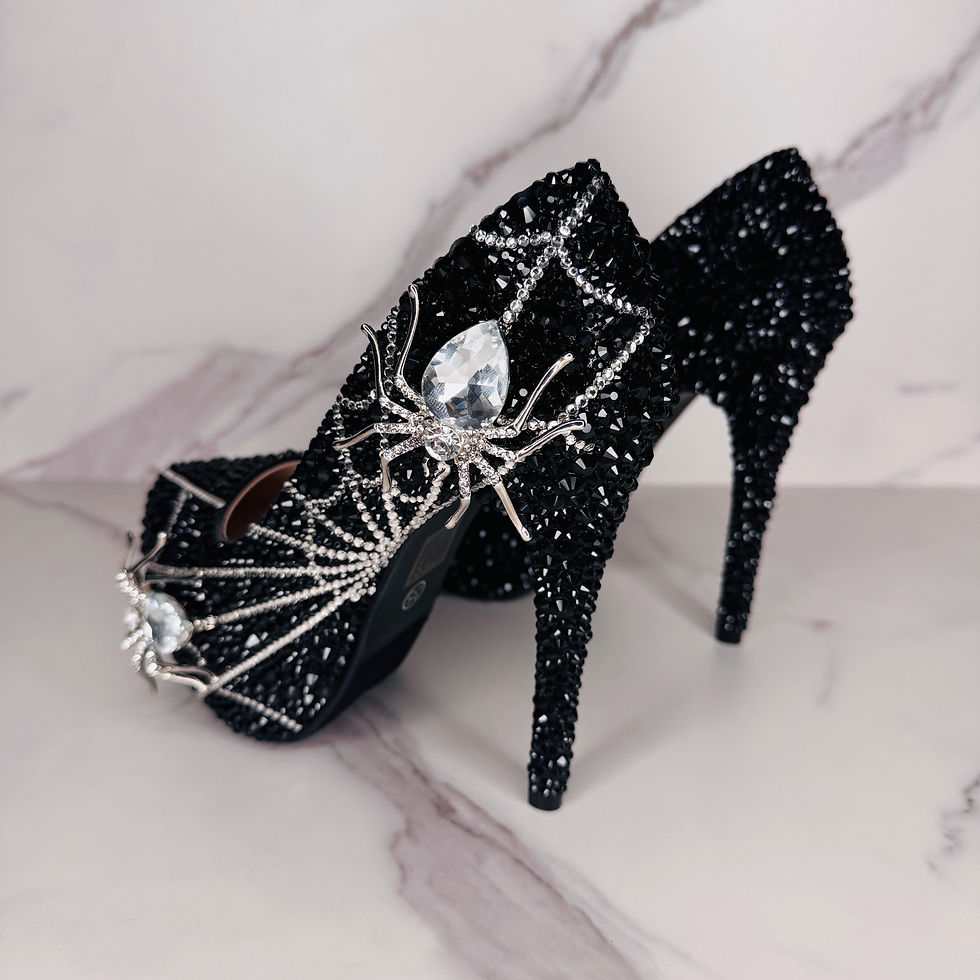 Thumbnail: Strass Spiderweb Heels